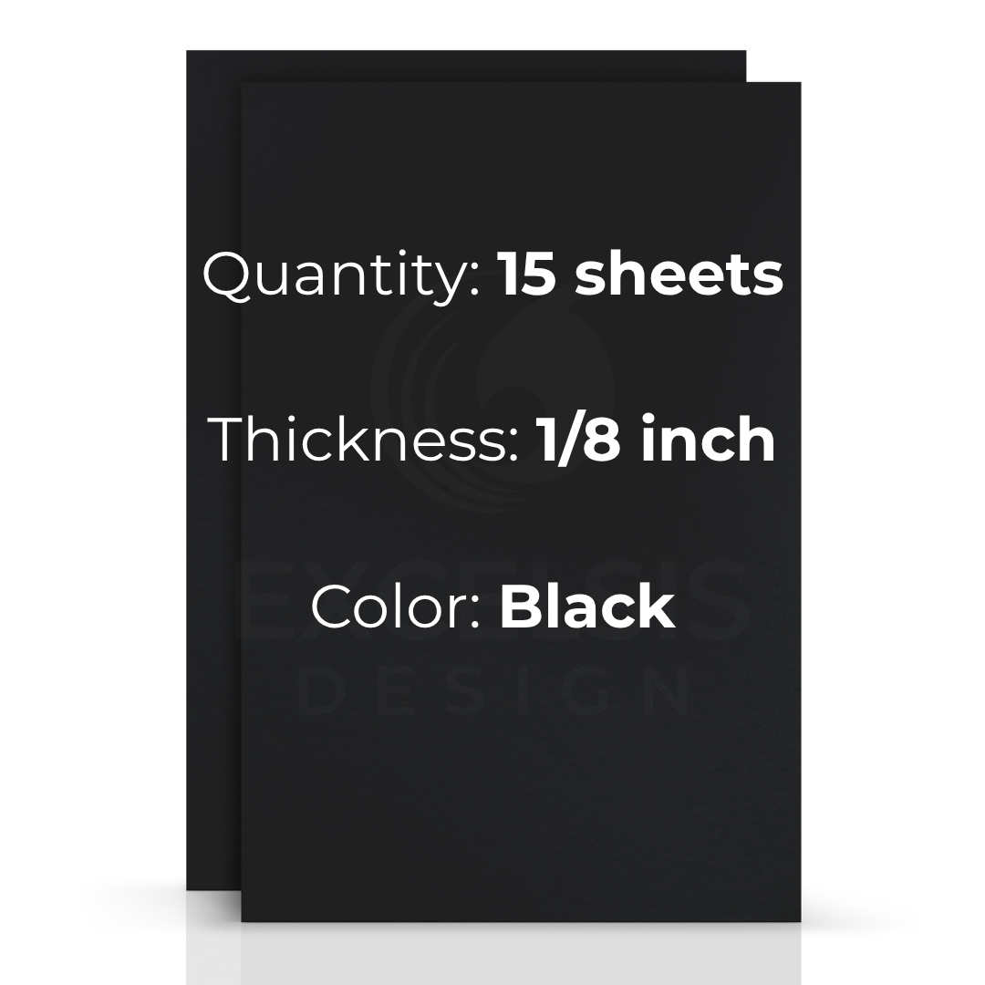 15 Pack Acid-Free Foam Board Sheets for Art and Crafts
