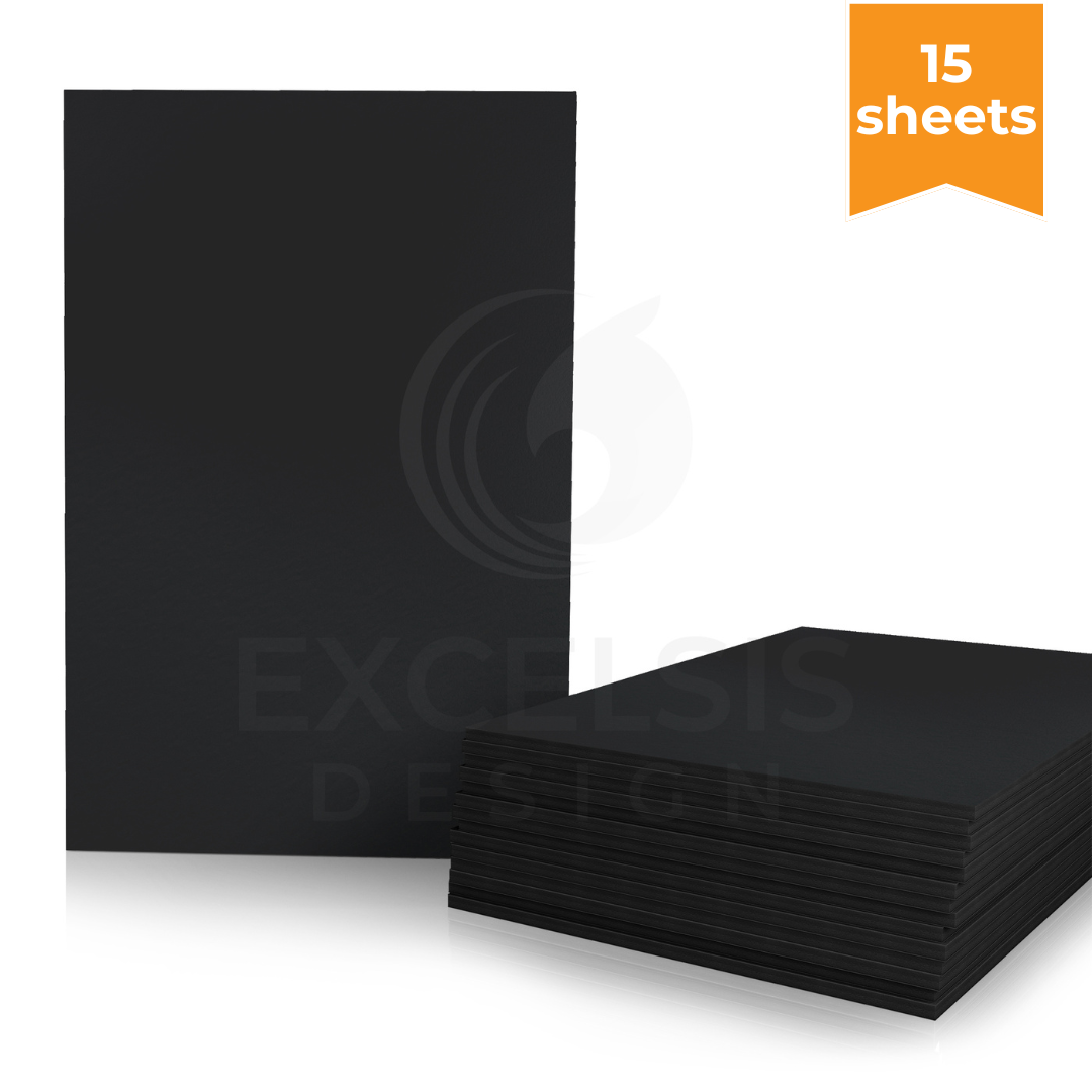 15 Pack Acid-Free Foam Board Sheets for Art and Crafts