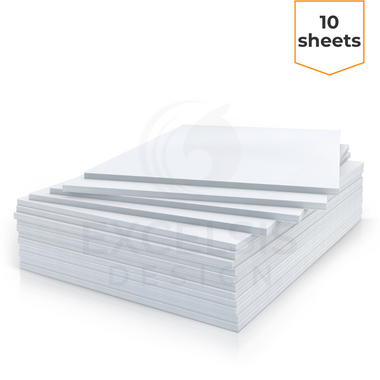 10 Pack Acid-Free Foam Board Sheets for Art and Crafts