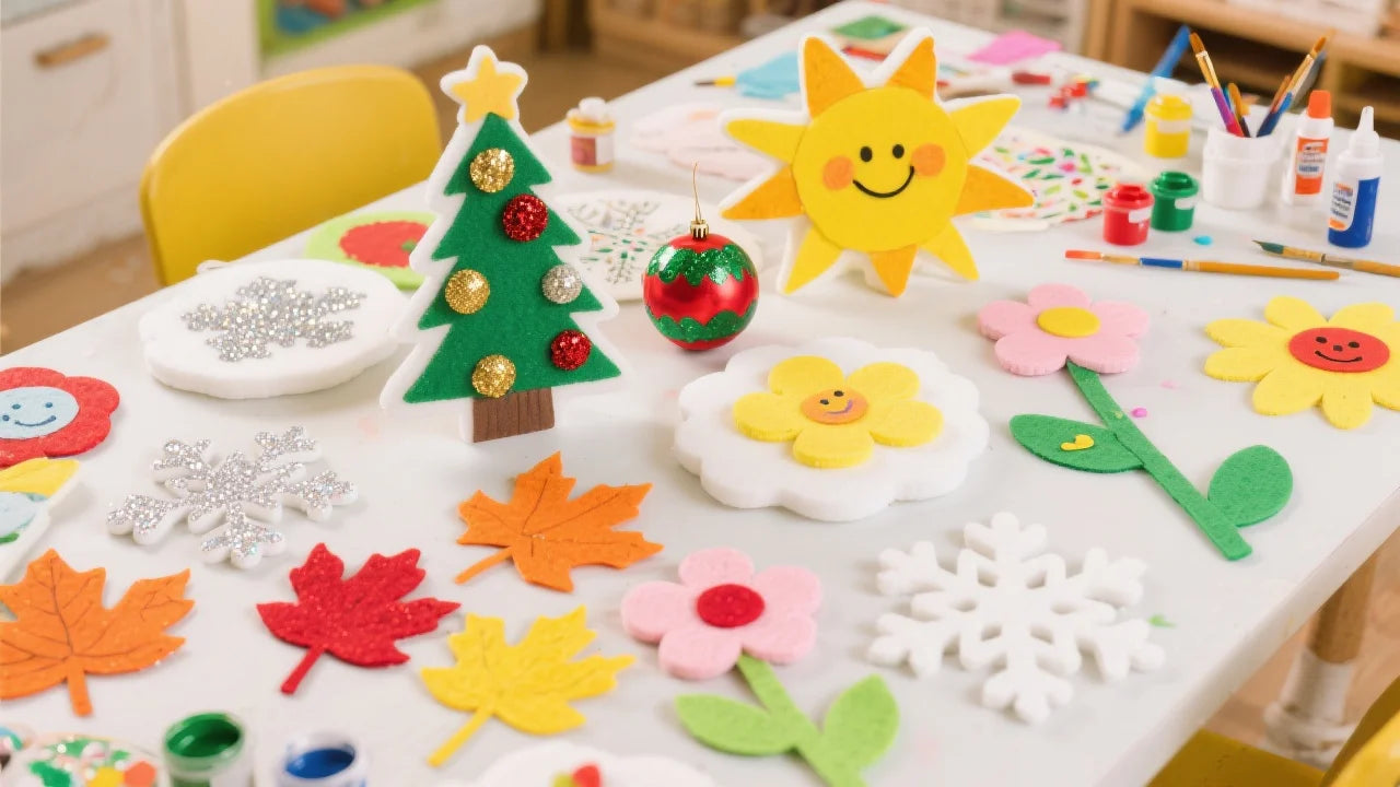 10 Pack Acid-Free Foam Board Sheets for Art and Crafts